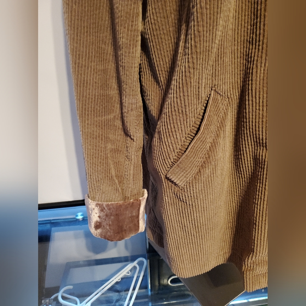 Chadwicks Corduroy Trench Coat - Brown - Picture 5 of 11
